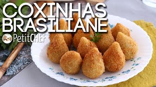 Coxinhas  Ricetta Brasiliana tutorial cucina PetitChefit [upl. by Maggi]