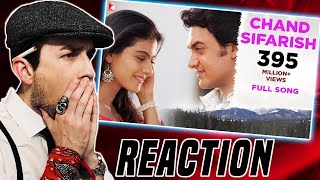 Chand Sifarish Full Song  Fanaa  Aamir Khan Kajol  Shaan Kailash Kher  JatinLalit REACTION [upl. by Valida]