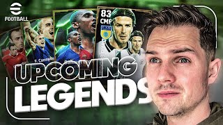 eFootball 25  ALL UPCOMING BOOSTERS amp LEGENDS [upl. by Carol]