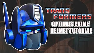 Optimus Prime Helmet  Cel Shading Paint Job  Transformers G1 [upl. by Nylrahc]