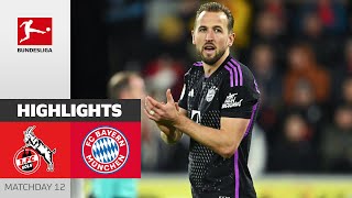 1 FC Köln  FC Bayern München  Highlights  Matchday 12 – Bundesliga 2324 [upl. by Noirret]