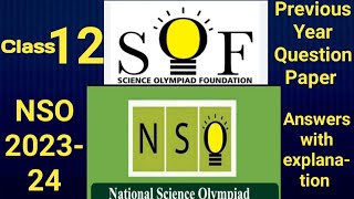 Class 8 NSO 202324 Level 1 Question Paper With Complete Solution  NSO 202323  SETA Paper [upl. by Phelips]