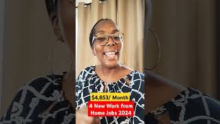 Top 4 workathome jobs available now [upl. by Lesh]