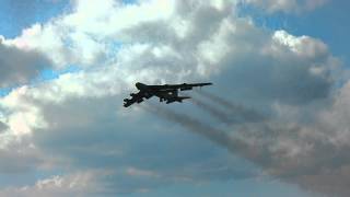 B52es low flyby and landing at Ostrava [upl. by Os]