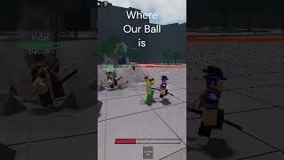 Where our ball is roblox thestrongestbattlegrounds [upl. by Shandie638]