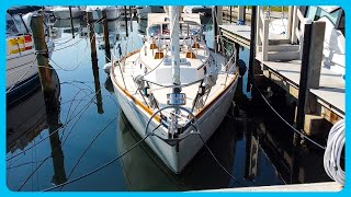 An IMMACULATE amp Ready To Sail 38 Cruiser Full Tour Learning the Lines [upl. by Netsreik350]