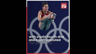 Diver Dhabitah reaches Olympic final [upl. by Htedirem]