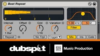 Ableton Live Tutorial Drum Techniques w Beat Repeat [upl. by Macmillan608]