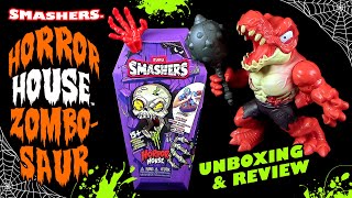 Zuru ® Smashers  Horror House  Dino Zombie Zombosaur  Unboxing amp Review  WOW   Mini Rant [upl. by Annauqaj]