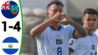 Montserrat vs El Salvador 14 Todos los goles y resumen ampliado [upl. by Fougere696]