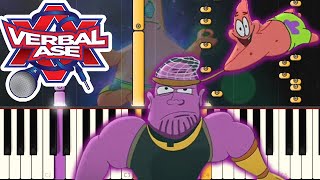 Thanos Vs Patrick  Cartoon Beatbox Battles Piano Tutorial [upl. by Elleina]