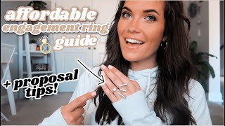 AFFORDABLE ENGAGEMENT RING GUIDE  PROPOSAL TIPS  stunning budgetfriendly engagement rings💍 [upl. by Viridissa]