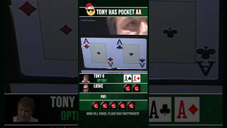 Tony G has Pocket Aces😎 poker [upl. by Mcgean]