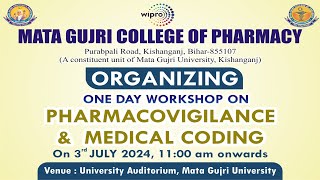 Workshop on Pharmacovigilance amp Medical Coding [upl. by Annahsal]