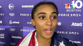 Harvard student wins silver medal at Paris Olympics makes history in fencing [upl. by Maroj675]