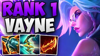 RANK 1 CHALLENGER DOMINATING WITH VAYNE TOP  CHALLENGER VAYNE TOP GAMEPLAY  Patch 1412 S14 [upl. by Akimahs]