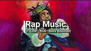 J Cole  KOD Bass Boosted [upl. by Hizar]