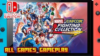 MARVEL vs CAPCOM Fighting Collection Arcade Classics  Nintendo Switch  Framerate amp Gameplay [upl. by Edea]