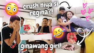 CRUSH NI ISAAC SI REGINA Kinilig nga 🤣  Birthday prank sakanya [upl. by Westfall435]