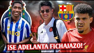 🚨¡BARCELONA ADELANTA FICHAJAZO😱  JAMES SORPRENDE NUEVO CLUB ESPAÑA  YASER x PORTO [upl. by Sipple305]