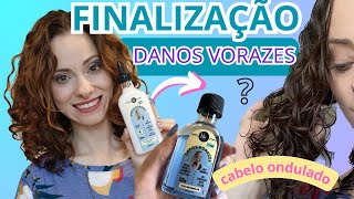 DANOS VORAZES LOLA testei o leave in e o óleo reparador na finalização do meu cabelo ondulado [upl. by Ylak]