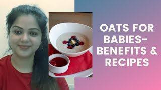 Oats for babies  benefits amp recipe  bacho ke liye oats  बच्चो को ऑर्ट्स खिलाने के फायदे  funlynk [upl. by Ellerad]