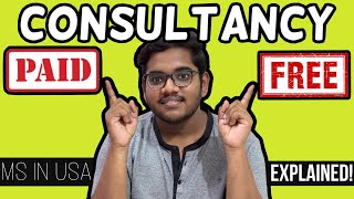 Paid Consultancy vs Free Consultancy  Explained  MS IN USA l తెలుగు [upl. by Cordey386]