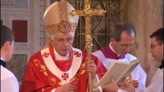 Pope Benedict XVI Mass in Westminster Cathedral  Full Video [upl. by Homere269]