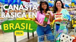 CUÁNTO CUESTA LA CANASTA BÁSICA EN BRASIL 2024 [upl. by Primrose]