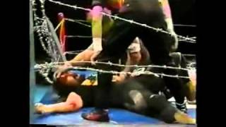 Cactus Jack Vs Terry Funk Deathmatch w Foley Commentary [upl. by Odnala]