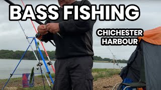 Bass fishing Chichester Harbour with my mate Andy [upl. by Annayhs]