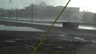 Billings MT Tornado Rips the Roof off of the Metra [upl. by Alyn499]