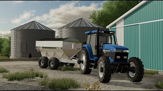 FS22 Ep 1 Westby Wi Custom Farm Spreading Lime [upl. by Robyn]