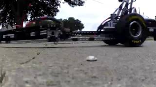 RC Dragster launch on 3S Slowmo [upl. by Shwalb]