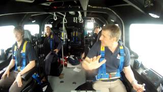 Inside prototype lifeboats wheelhouse during rough weather trials [upl. by Zeta660]