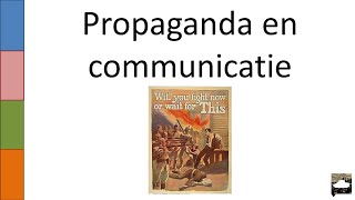 9 Propaganda en communicatie [upl. by Worlock567]