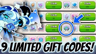 9 New Limited Redeem Codes 😭 Cookie Run Kingdom 2024 [upl. by Airyt]