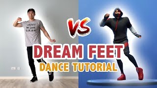 How To Do Dream Feet In Real Life Step By Step Dance Tutorial  Learn How To Dance [upl. by Bohi]