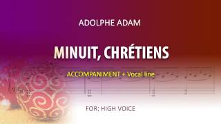 Minuit chrétiens  Instrumental  Adolphe Adam  High Voice [upl. by Samuella]