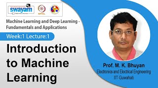 Lec 1 Introduction to Machine Learning [upl. by Soble]