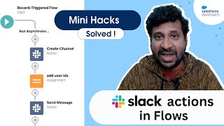 Get Started with Slack Actions in Salesforce Flow  Mini Hacks Solved [upl. by Keldon]