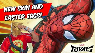 NEW SPIDERMAN SKIN  Various Easter Eggs and Character Teases  Marvel Rivals [upl. by Sile551]