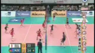 Natavan Gasimova defencing FIVB World Grand Prix Azerbaijan Italywmv [upl. by Aubry]