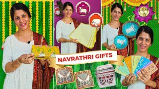 எல்லாருக்கும் வேற LEVEL GIFTS 🤩 NAVRATRI Trending Return Gifts Items Haul  Navrathri Gifts Series [upl. by Ahsetan]