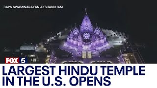 The largest Hindu temple in the US opens [upl. by Dearden]