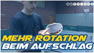 Mehr Rotation durch diese Griffhaltung beim Aufschlag  Tischtennis Helden [upl. by Orion]