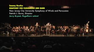 RHAPSODY FOR FLUGELHORN AND BAND Sammy Nestico NJCU Sym of Winds and Perc BurnsBryant [upl. by Nie862]