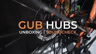 GUB Hubs  Unboxing amp Soundcheck  6 pawls bike hub [upl. by Nassi]