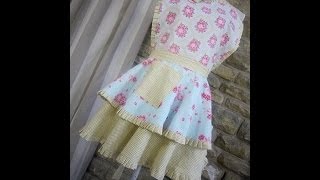 A vintage style apron for you to sew a touch of retro glam in the kitchen [upl. by Halullat]