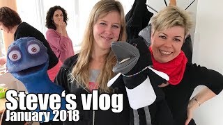 Steves making new friends  Steve and Maggies vlog  January 2018 [upl. by Neros]